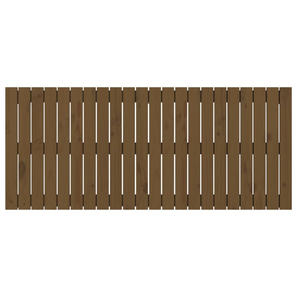 Testiera da Parete Ambra 140x3x60 cm in Legno Massello di Pino