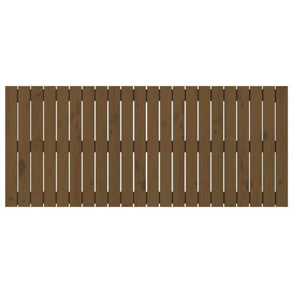 Testiera da Parete Ambra 140x3x60 cm in Legno Massello di Pino