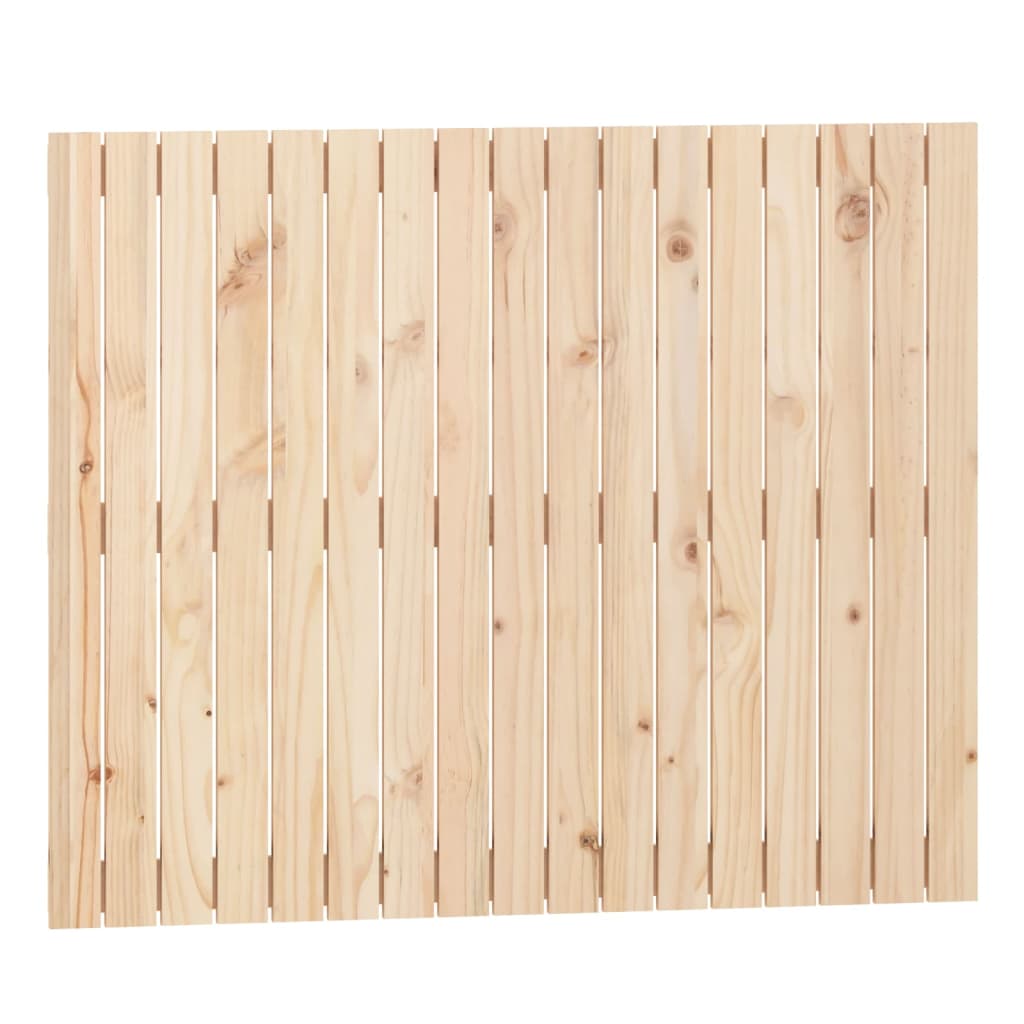 Testiera da Parete 108x3x90 cm in Legno Massello di Pino