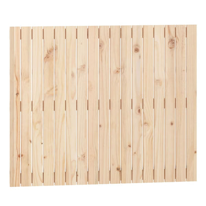 Testiera da Parete 108x3x90 cm in Legno Massello di Pino