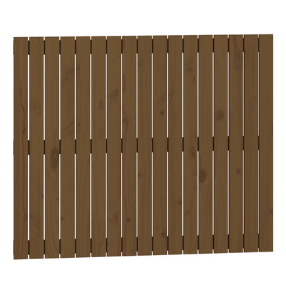 Testiera da Parete Ambra 108x3x90 cm in Legno Massello di Pino