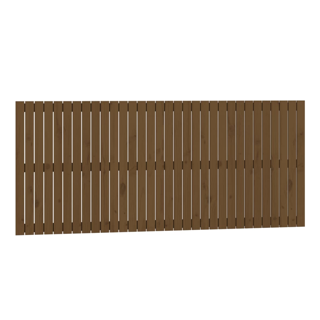 Testiera da Parete Ambra 204x3x90 cm in Legno Massello di Pino