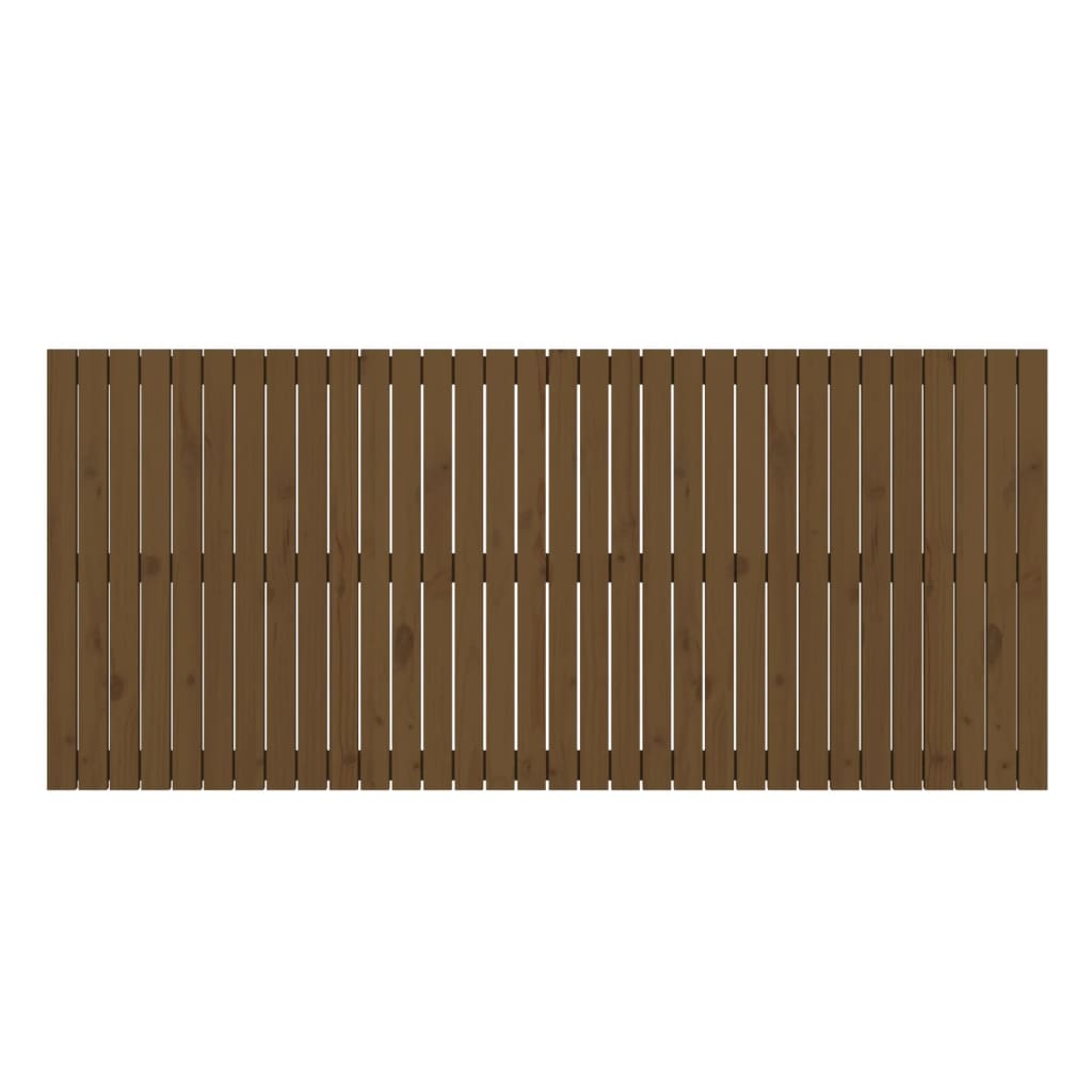 Testiera da Parete Ambra 204x3x90 cm in Legno Massello di Pino