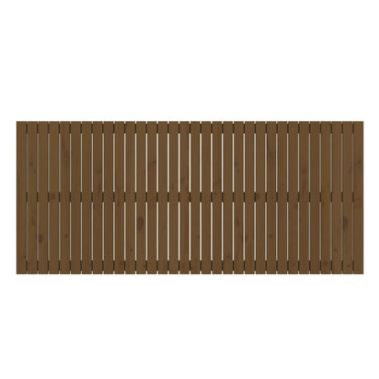 Testiera da Parete Ambra 204x3x90 cm in Legno Massello di Pino