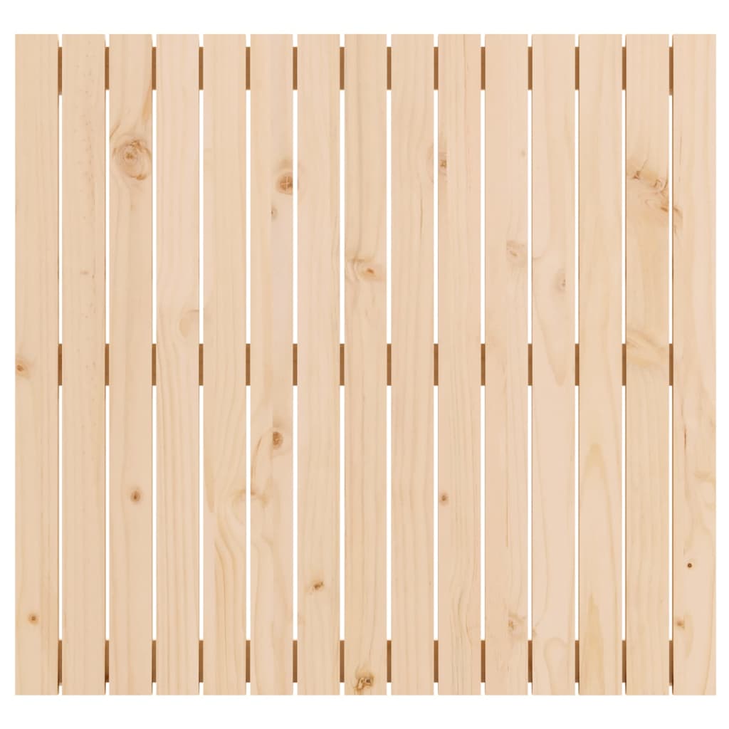 Testiera da Parete 95,5x3x90 cm in Legno Massello di Pino