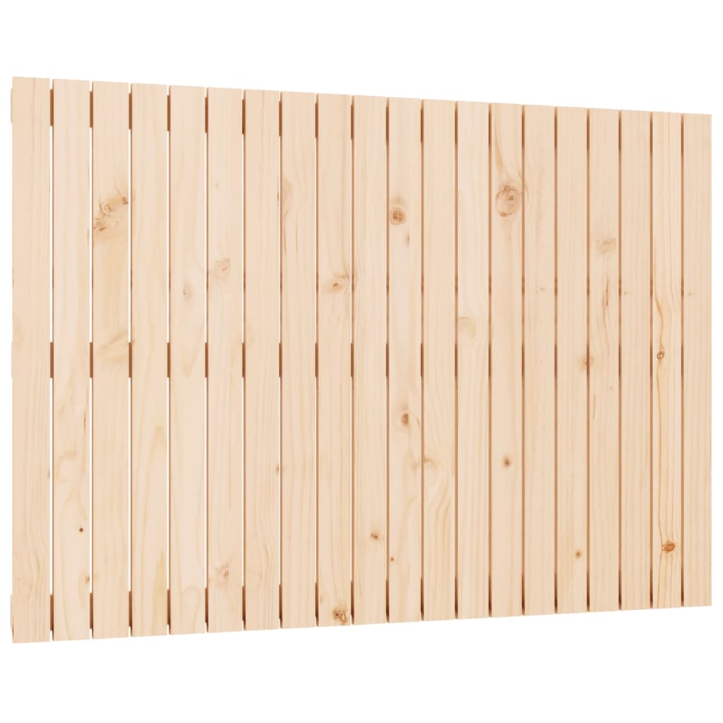 Testiera da Parete 127,5x3x90 cm in Legno Massello di Pino