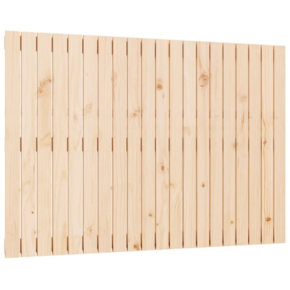 Testiera da Parete 127,5x3x90 cm in Legno Massello di Pino