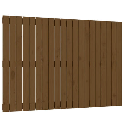 Testiera da Parete Ambra 127,5x3x90cm in Legno Massello di Pino