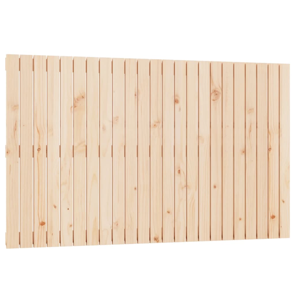 Testiera da Parete 147x3x90 cm in Legno Massello di Pino