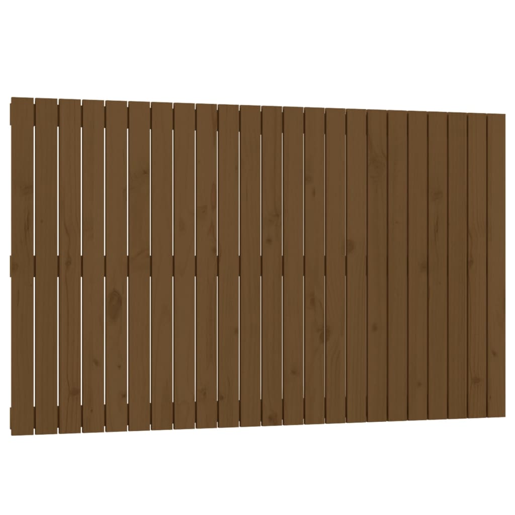 Testiera da Parete Ambra 147x3x90 cm in Legno Massello di Pino