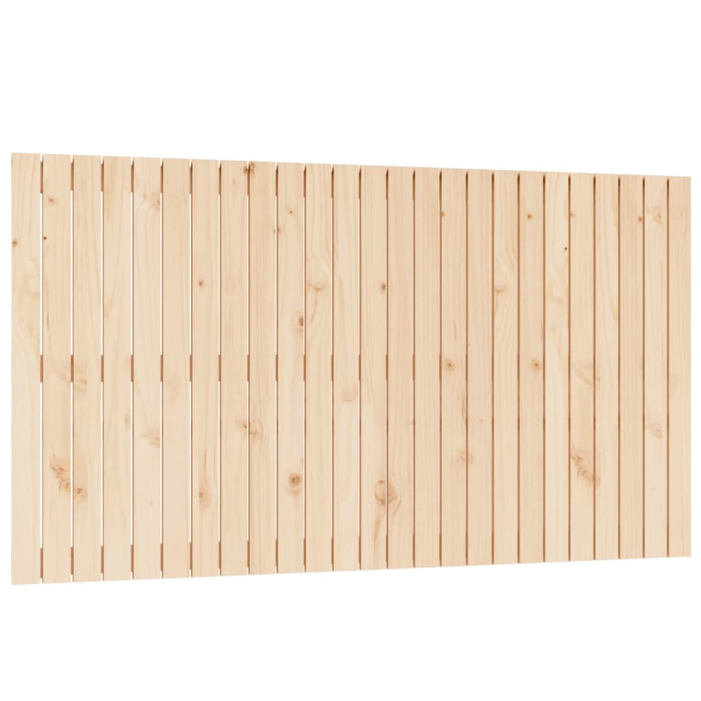 Testiera da Parete 159,5x3x90 cm in Legno Massello di Pino