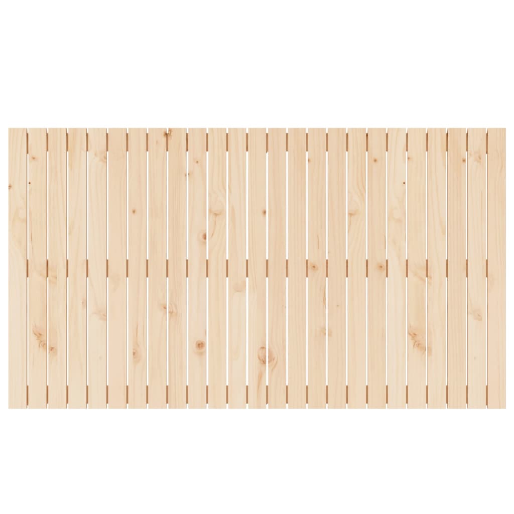 Testiera da Parete 159,5x3x90 cm in Legno Massello di Pino