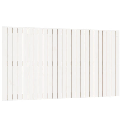Testiera da Parete Bianca 159,5x3x90 cm Legno Massello di Pino