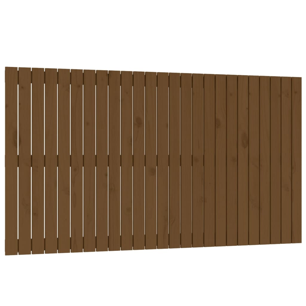 Testiera da Parete Ambra 159,5x3x90cm in Legno Massello di Pino