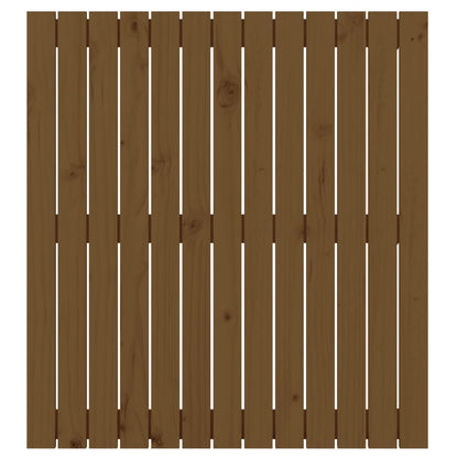 Testiera da Parete Ambra 82,5x3x90cm in Legno Massello di Pino