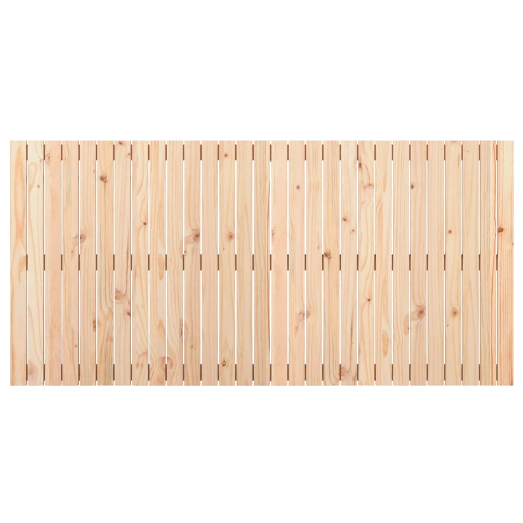 Testiera da Parete 185x3x90 cm in Legno Massello di Pino