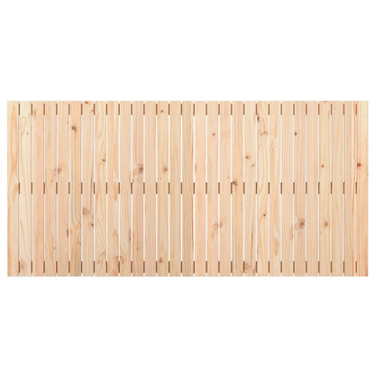 Testiera da Parete 185x3x90 cm in Legno Massello di Pino
