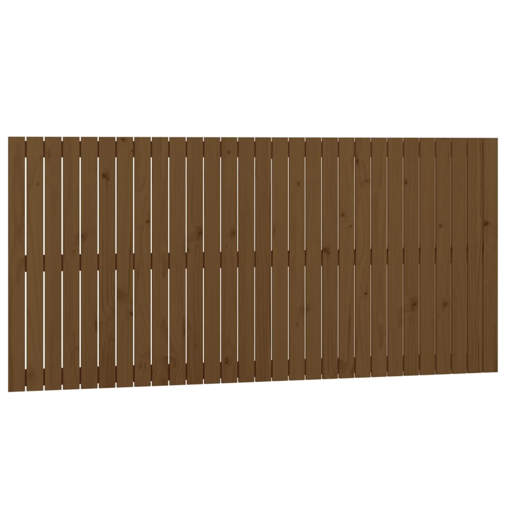 Testiera da Parete Ambra 185x3x90 cm in Legno Massello di Pino