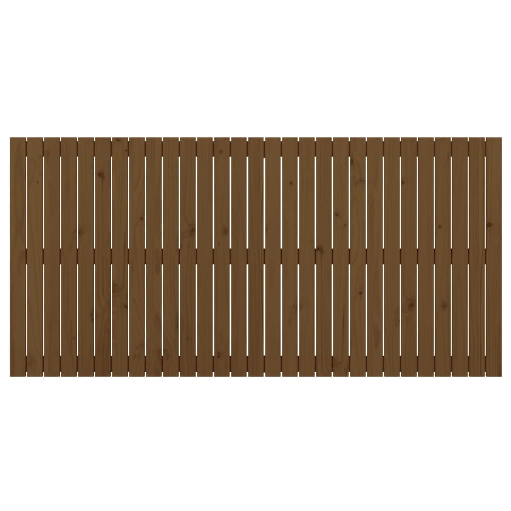 Testiera da Parete Ambra 185x3x90 cm in Legno Massello di Pino