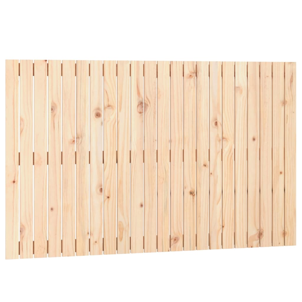 Testiera da Parete 140x3x90 cm in Legno Massello di Pino