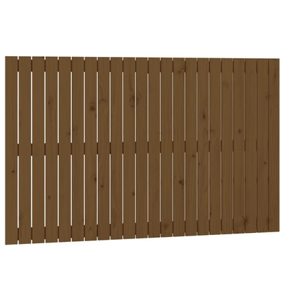 Testiera da Parete Ambra 140x3x90 cm in Legno Massello di Pino
