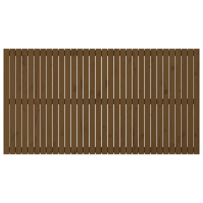 Testiera da Parete Ambra 204x3x110 cm in Legno Massello di Pino