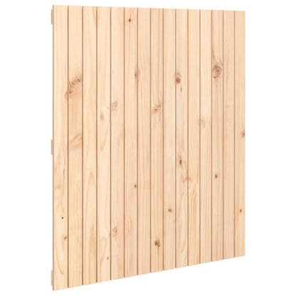 Testiera da Parete 95,5x3x110 cm in Legno Massello di Pino