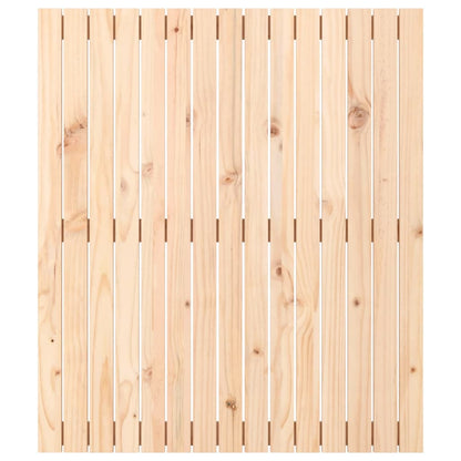 Testiera da Parete 95,5x3x110 cm in Legno Massello di Pino