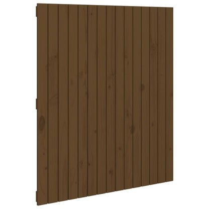 Testiera da Parete Ambra 95,5x3x110cm in Legno Massello di Pino