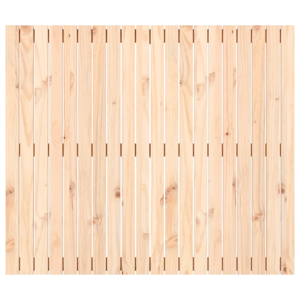 Testiera da Parete 127,5x3x110 cm in Legno Massello di Pino