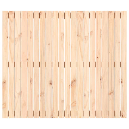 Testiera da Parete 127,5x3x110 cm in Legno Massello di Pino