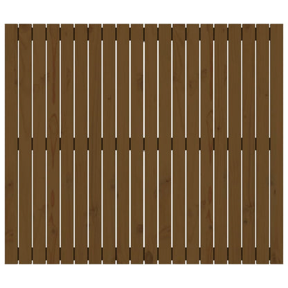 Testiera da Parete Ambra 127,5x3x110 cm Legno Massello di Pino
