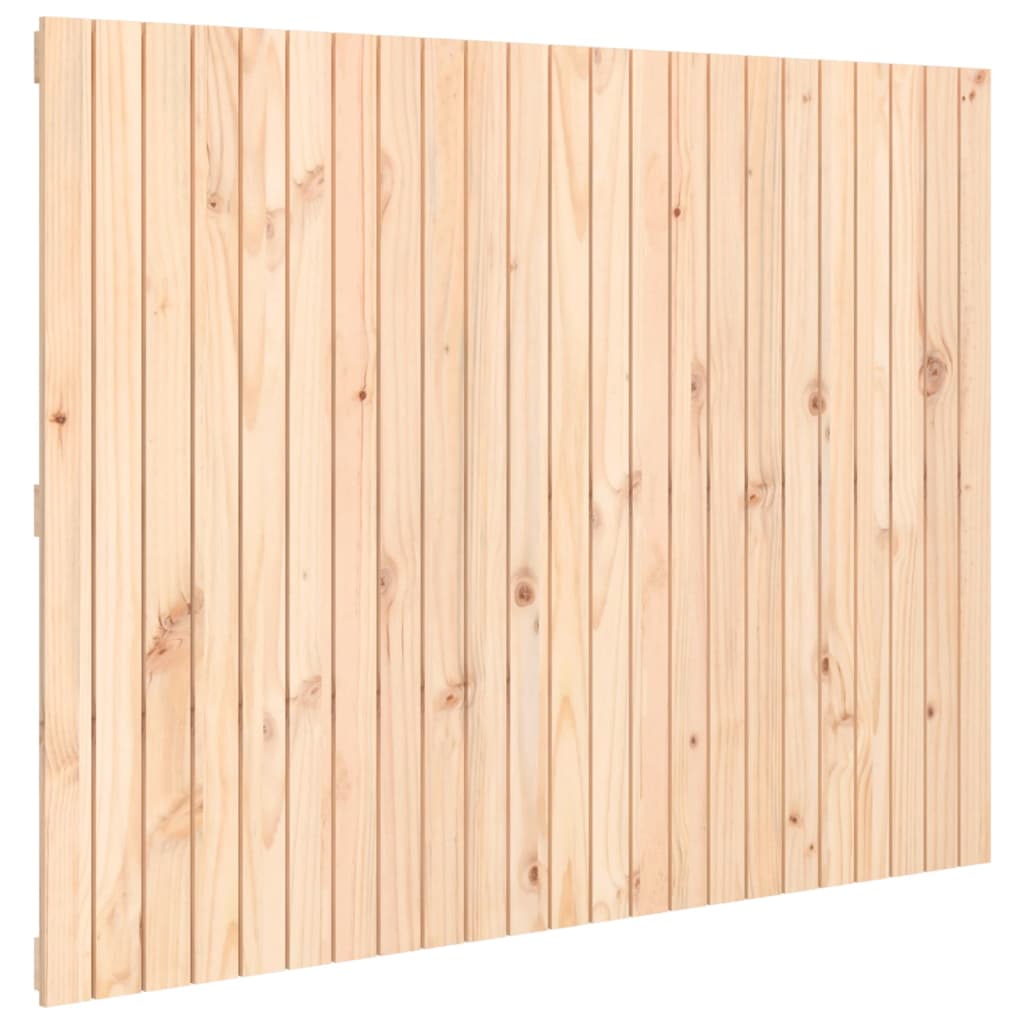 Testiera da Parete 146,5x3x110 cm in Legno Massello di Pino
