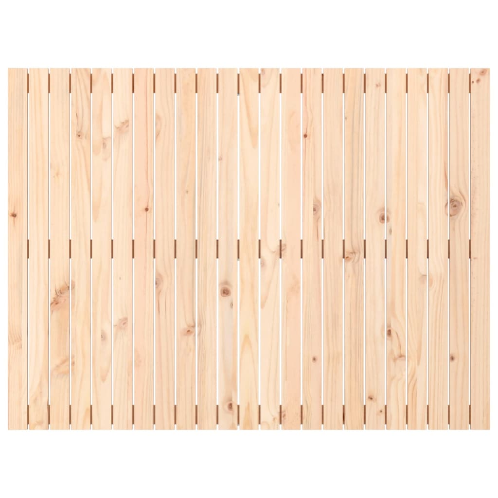 Testiera da Parete 146,5x3x110 cm in Legno Massello di Pino