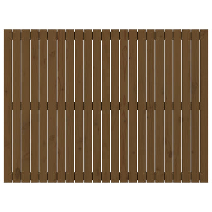 Testiera da Parete Ambra 146,5x3x110 cm Legno Massello di Pino