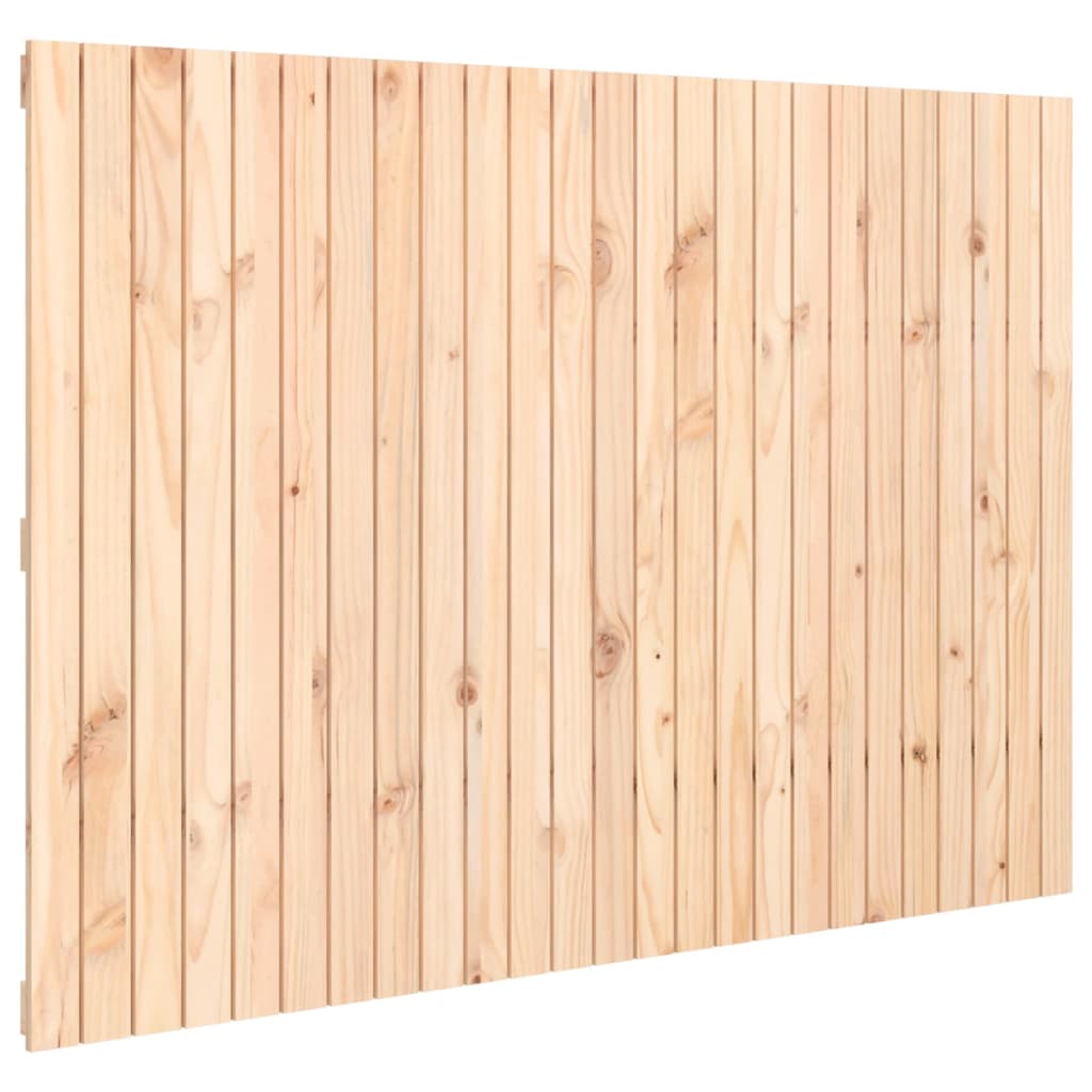 Testiera da Parete 159,5x3x110 cm in Legno Massello di Pino