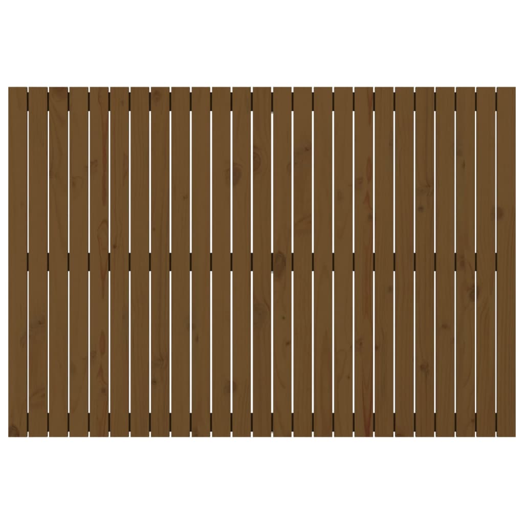 Testiera da Parete Ambra 159,5x3x110 cm Legno Massello di Pino