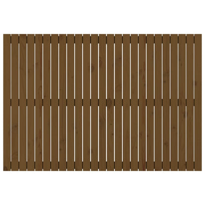 Testiera da Parete Ambra 159,5x3x110 cm Legno Massello di Pino