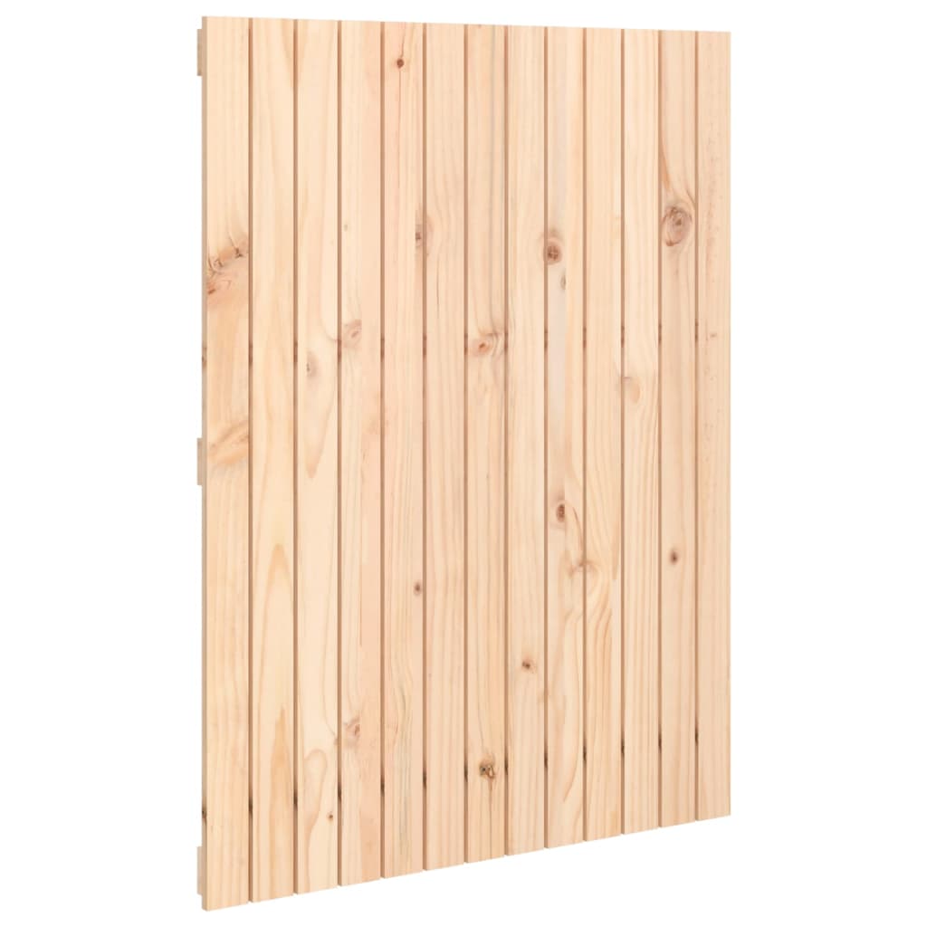 Testiera da Parete 82,5x3x110 cm in Legno Massello di Pino