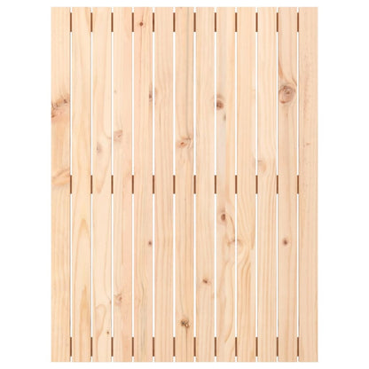 Testiera da Parete 82,5x3x110 cm in Legno Massello di Pino