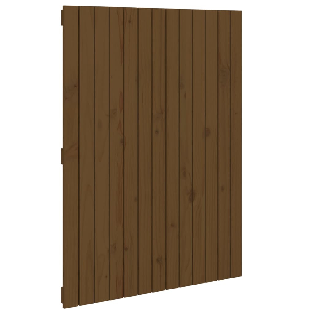 Testiera da Parete Ambra 82,5x3x110cm in Legno Massello di Pino