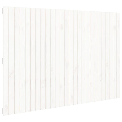 Testiera da Parete Bianca 166x3x110 cm Legno Massello di Pino