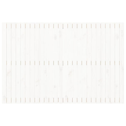 Testiera da Parete Bianca 166x3x110 cm Legno Massello di Pino