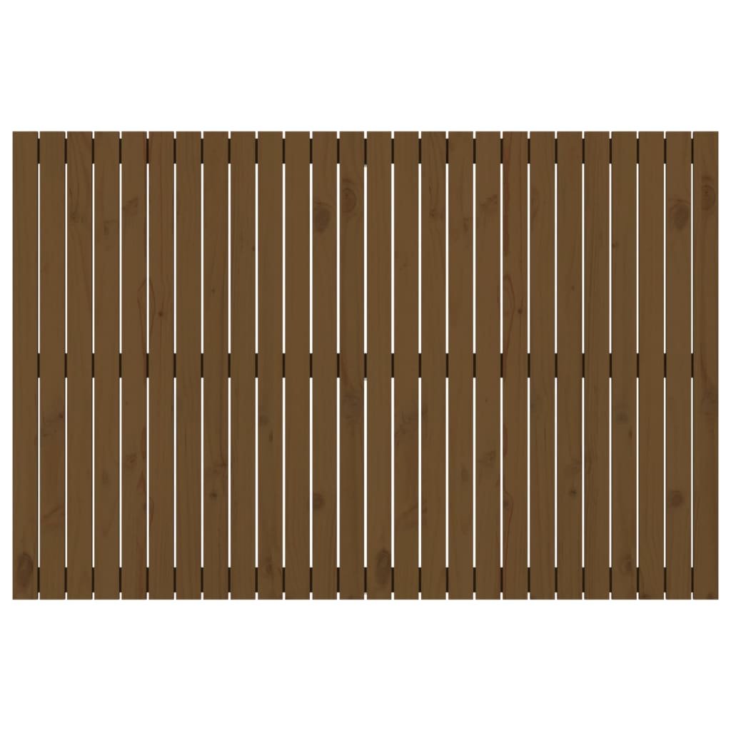 Testiera da Parete Ambra 166x3x110 cm in Legno Massello di Pino