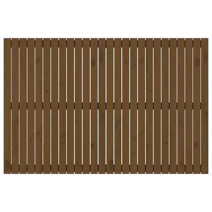 Testiera da Parete Ambra 166x3x110 cm in Legno Massello di Pino