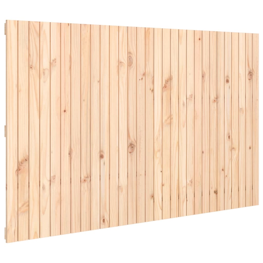 Testiera da Parete 185x3x110 cm in Legno Massello di Pino