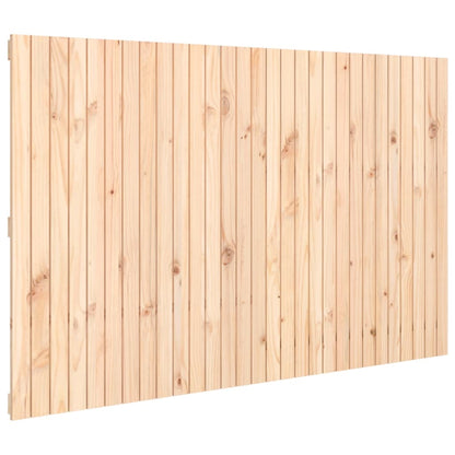 Testiera da Parete 185x3x110 cm in Legno Massello di Pino