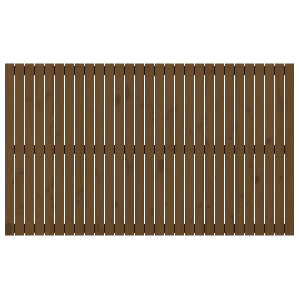 Testiera da Parete Ambra 185x3x110 cm in Legno Massello di Pino