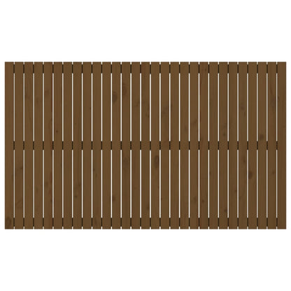 Testiera da Parete Ambra 185x3x110 cm in Legno Massello di Pino