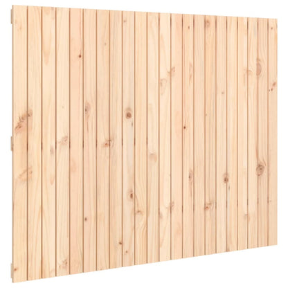 Testiera da Parete 140x3x110 cm in Legno Massello di Pino